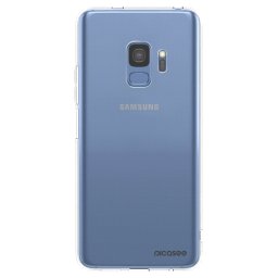 Átlátszó szilikon tok az alábbi mobiltelefonokra Samsung Galaxy S9 G960F - Clear