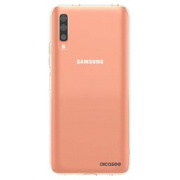 Átlátszó szilikon tok az alábbi mobiltelefonokra Samsung Galaxy A70 A705F - Clear