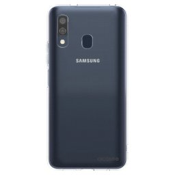 Átlátszó szilikon tok az alábbi mobiltelefonokra Samsung Galaxy A40 A405F - Clear