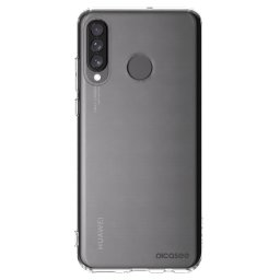 Átlátszó szilikon tok az alábbi mobiltelefonokra Huawei P30 Lite - Clear