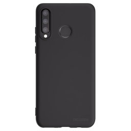 Fekete szilikon tok az alábbi mobiltelefonokra Huawei P30 Lite - Clear