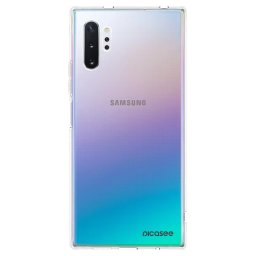 Átlátszó szilikon tok az alábbi mobiltelefonokra Samsung Galaxy Note 10+ N975F - Clear