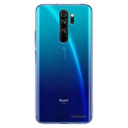Átlátszó szilikon tok az alábbi mobiltelefonokra Xiaomi Redmi Note 8 Pro - Clear