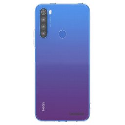 Átlátszó szilikon tok az alábbi mobiltelefonokra Xiaomi Redmi Note 8T - Clear