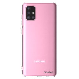 Átlátszó szilikon tok az alábbi mobiltelefonokra Samsung Galaxy A71 A715F - Clear