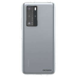 Átlátszó szilikon tok az alábbi mobiltelefonokra Huawei P40 Pro - Clear