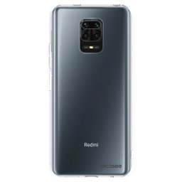 Átlátszó szilikon tok az alábbi mobiltelefonokra Xiaomi Redmi Note 9S - Clear