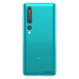 Átlátszó szilikon tok az alábbi mobiltelefonokra Xiaomi Mi 10 - Clear