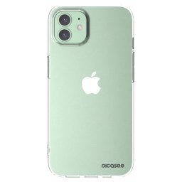 Átlátszó szilikon tok az alábbi mobiltelefonokra Apple iPhone 12 - Clear