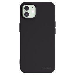 Fekete szilikon tok az alábbi mobiltelefonokra Apple iPhone 12 Pro - Clear