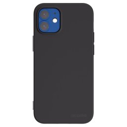 Fekete szilikon tok az alábbi mobiltelefonokra Apple iPhone 12 mini - Clear