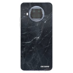 Átlátszó szilikon tok az alábbi mobiltelefonokra Xiaomi Mi 10T Lite - Black marble