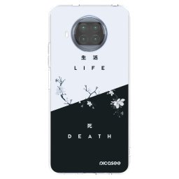 Átlátszó szilikon tok az alábbi mobiltelefonokra Xiaomi Mi 10T Lite - Life - Death