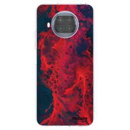 Átlátszó szilikon tok az alábbi mobiltelefonokra Xiaomi Mi 10T Lite - Organic red