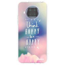 Átlátszó szilikon tok az alábbi mobiltelefonokra Xiaomi Mi 10T Lite - Think happy be happy