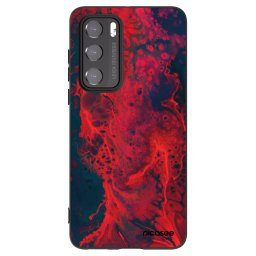 Fekete szilikon tok az alábbi mobiltelefonokra Huawei P40 - Organic red