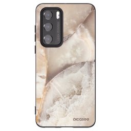 Fekete szilikon tok az alábbi mobiltelefonokra Huawei P40 - Cream marble