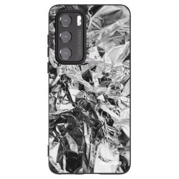Fekete szilikon tok az alábbi mobiltelefonokra Huawei P40 - Chrome