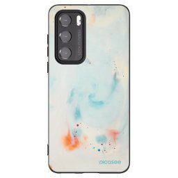 Fekete szilikon tok az alábbi mobiltelefonokra Huawei P40 - Splash