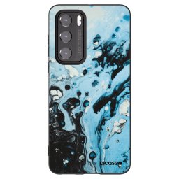 Fekete szilikon tok az alábbi mobiltelefonokra Huawei P40 - Organic blue