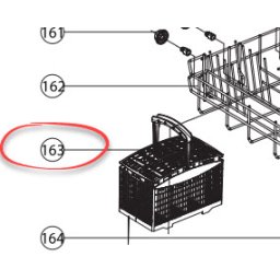 Haier mosogatógép kosár 0530027067