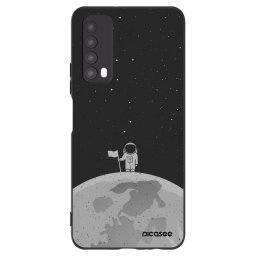 Fekete szilikon tok az alábbi mobiltelefonokra Huawei P Smart 2021 - Astronaut