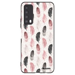Fekete szilikon tok az alábbi mobiltelefonokra Huawei P Smart 2021 - Feather 2