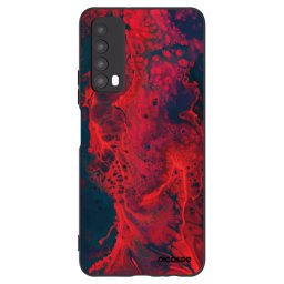 Fekete szilikon tok az alábbi mobiltelefonokra Huawei P Smart 2021 - Organic red