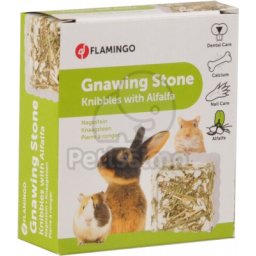 Flamingo Gnawing Stone Knibbles - lucernás ásványi kő 1 db