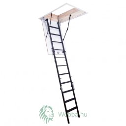 Padlásfeljáró, Metal Step Profil, fém + fa, 60 x 110 x 280 cm