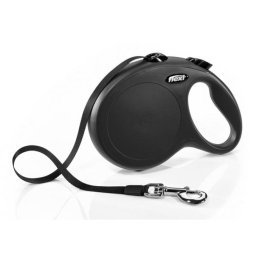 Flexi New Classic szalagpóráz L 8m 50kg-ig fekete