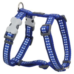 Red Dingo Reflective Dark Blue Dog hám Small