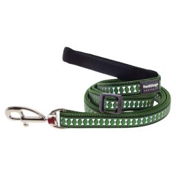 Red Dingo Reflective Green póráz 100-180 cm Medium