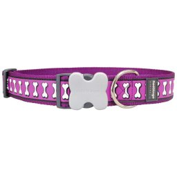 Red Dingo Reflective Purple Giant Long kutya nyakörv