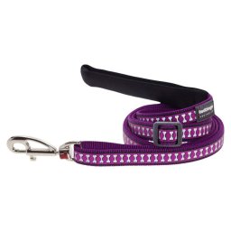 Red Dingo Reflective Purple póráz 100-180 cm Medium