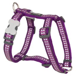 Red Dingo Reflective Purple Dog hám XLarge
