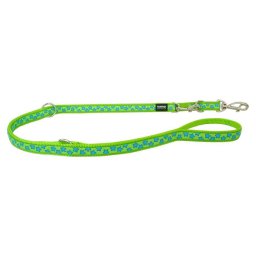 Red Dingo Stars Lime multi-purpose póráz 200 cm Medium