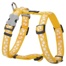 Red Dingo White Spots Yellow Dog hám Medium