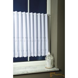 (3 méret) Hímzett batiszt HOLLÓKŐ fehér 60cm