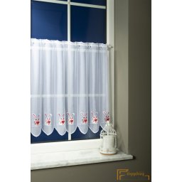 Hímzett voile BUNNY 60 cm
