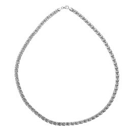 Ezüst C-Dash nyaklánc ródiumozott 925‰-es, 11 g, 50 cm (4 mm)