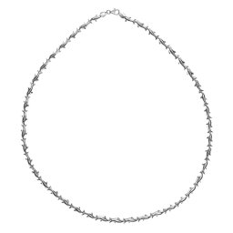 Ezüst delfinlánc ródiumozott 925‰-es, 8 g, 45 cm (5 mm)