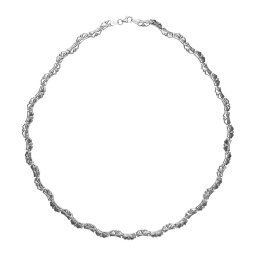 Ezüst masni szemes lánc 925‰-es 11 g, 50 cm (8 mm)