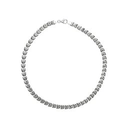 Ezüst lánc tulipán szemekkel 925‰-es, 19 g, 45 cm (6 mm)