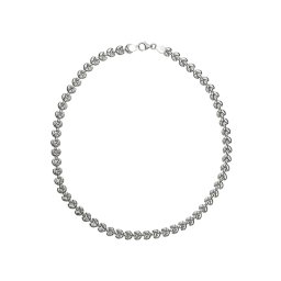 Ezüst lánc tavirózsa alakú szemekkel 925‰-es, 16,9 g, 40 cm (7 mm)