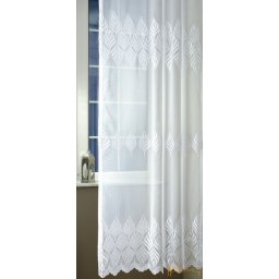 (2 méret) Fehér Hímzett dreher sable MESZTA 280cm