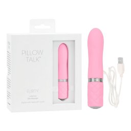 Pillow Talk Flirty - akkus rúd vibrátor (pink)