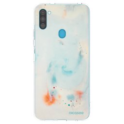 Átlátszó szilikon tok az alábbi mobiltelefonokra Samsung Galaxy M11 - Splash