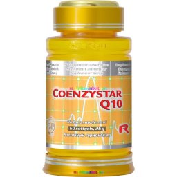 Coenzy Star Q10 60 db lágyzselatin kapszula - Q10-koenzimmel és E-vitaminnal - StarLife