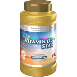 Vitamin D3 Star 2000 UI, 120 db lágyzselatin kapszula, D-vitamin - StarLife